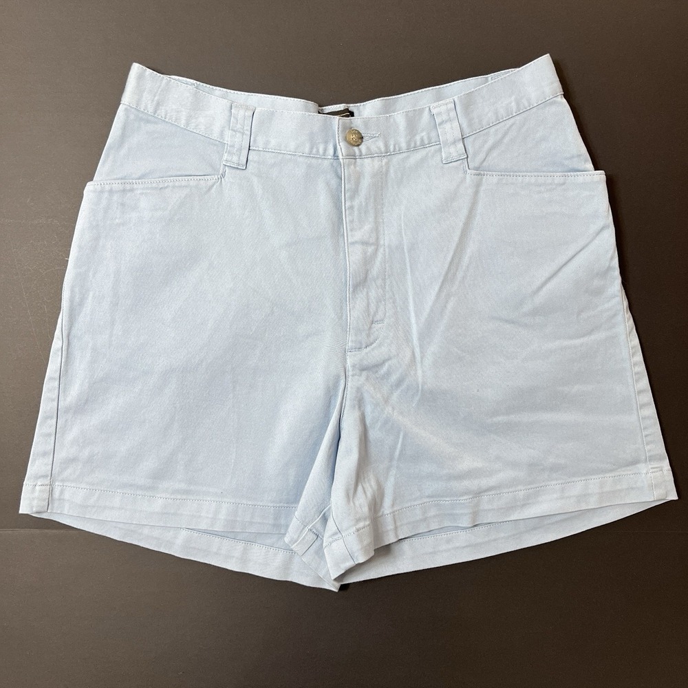 Lee Chino Shorts Women's Size 12 Blue Y2K Preppy